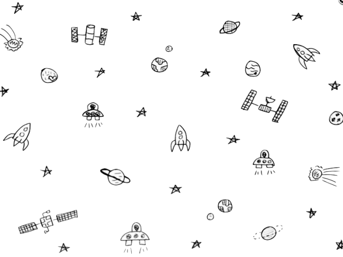 Space Aesthetic Doodle Wallpapers - Tons of awesome space aesthetic wallpap...
