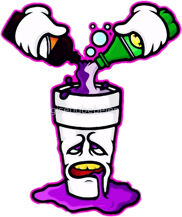 lean purpledrank codeine - Sticker by Jade marie