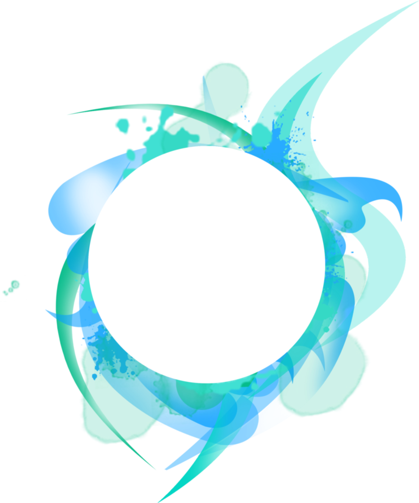 water splash png circle