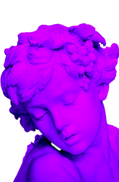 aesthetic church vaporwave png tumblr purple statue bab...