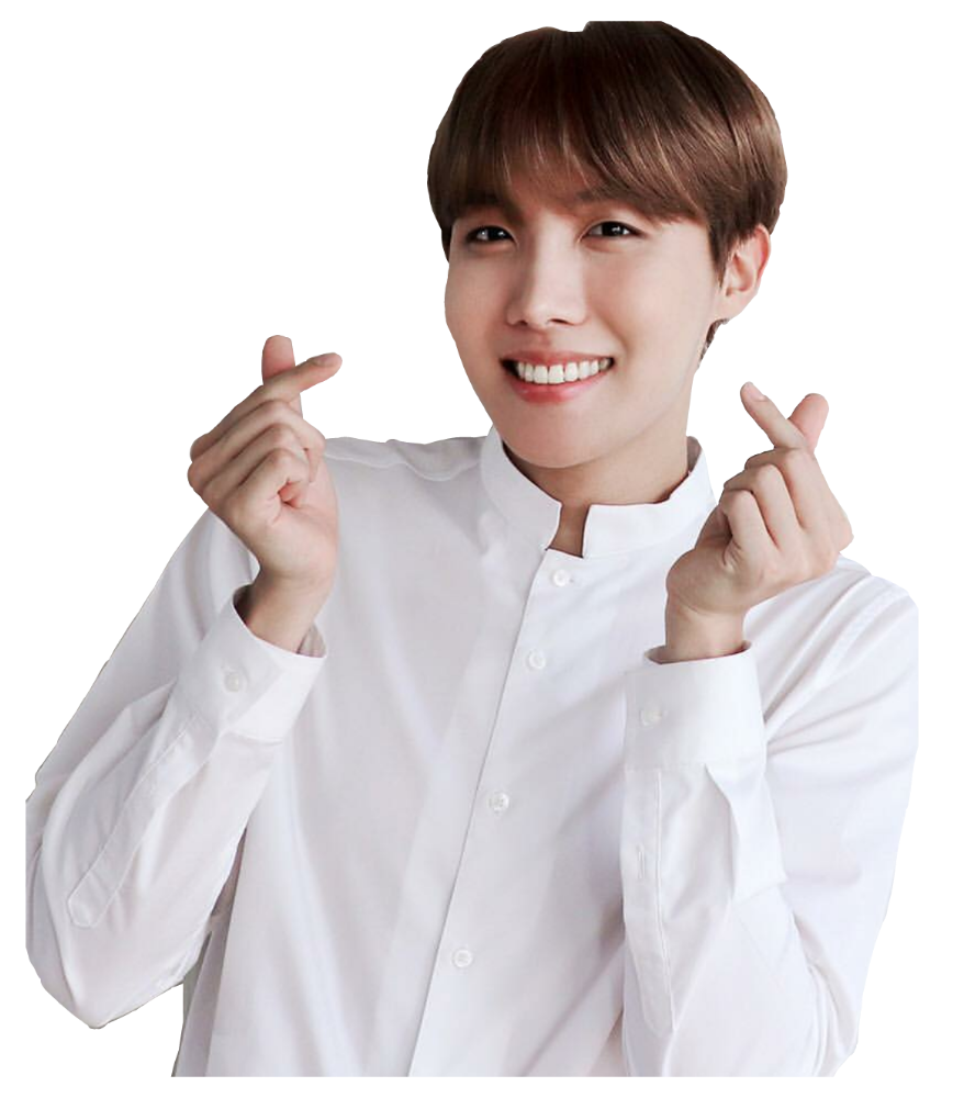 jhope hobi hobie j-hope redhair fingerhearts heart hose...