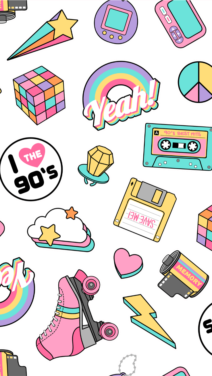 90s Stickers Png - PNG Image Collection