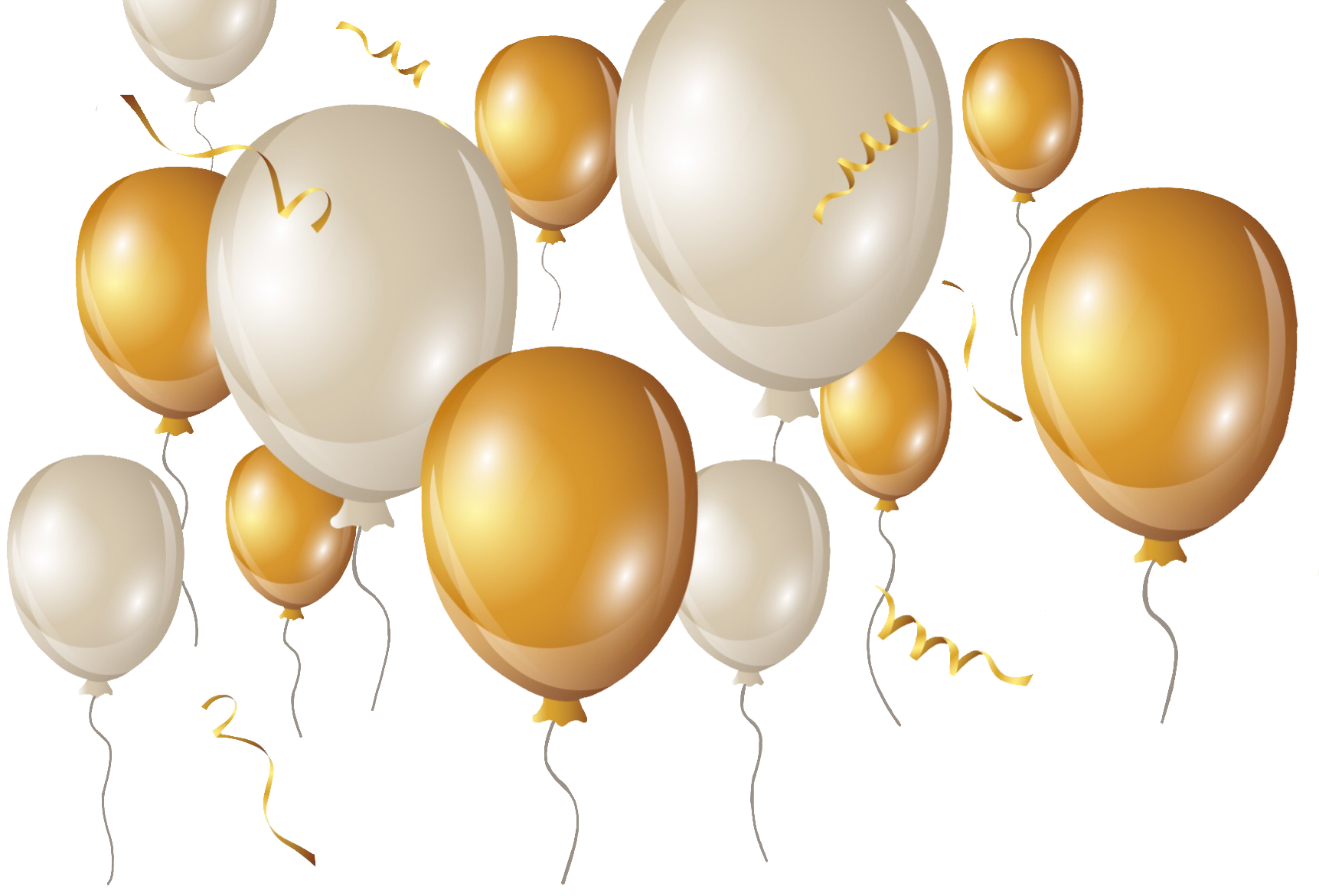 Crmla Gold Balloons Clipart Png My Xxx Hot Girl