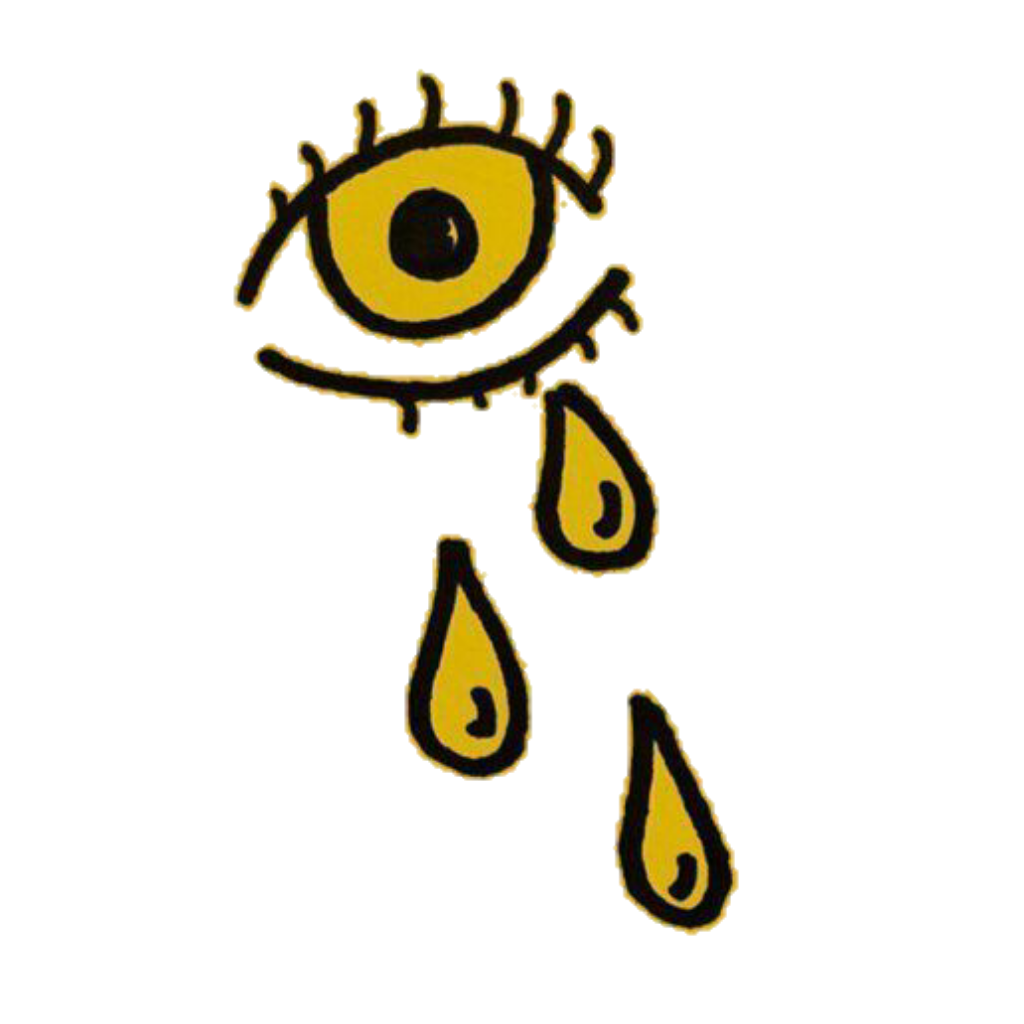 yellow amarillo aesthetic random eye ojo crying...