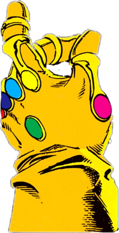 Thanos Snap Infinitygauntlet Sticker By Mr Industries