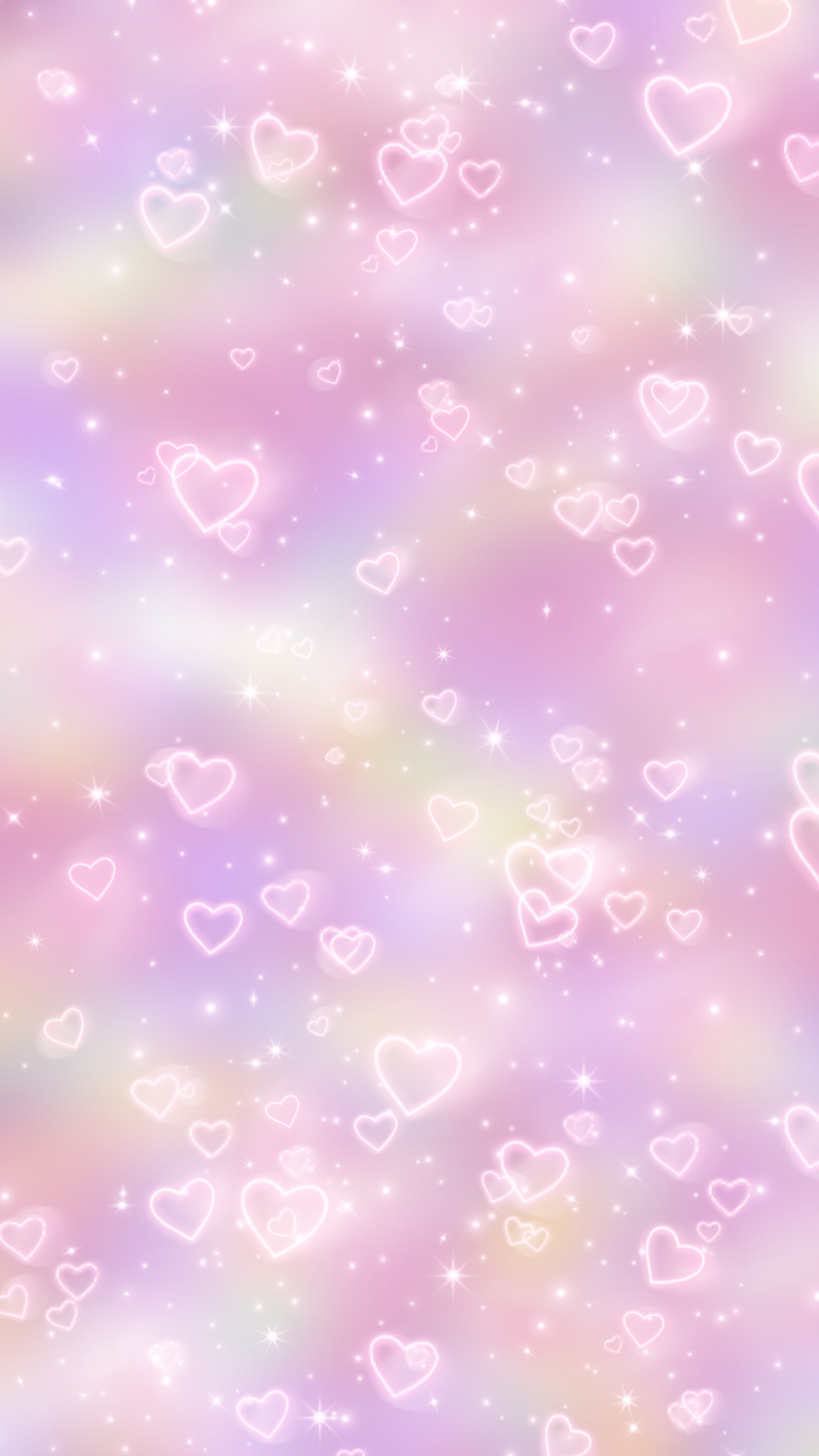 freetoedit pink background heart love wallpaper cute...