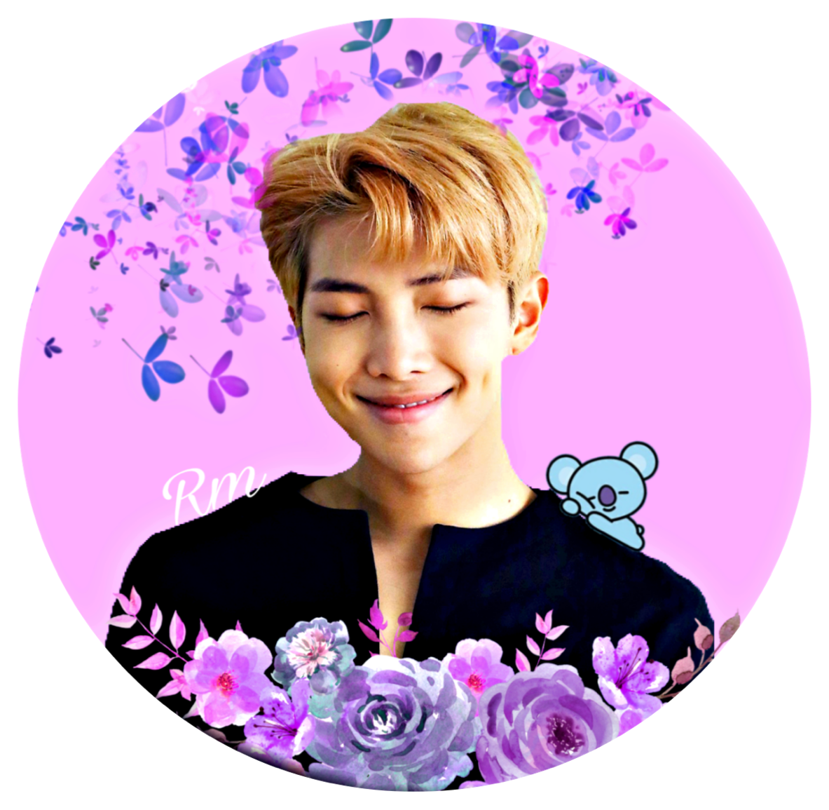 rm bts purple koya btsrapmonster Kpop KPopFLTR bt21 fre...