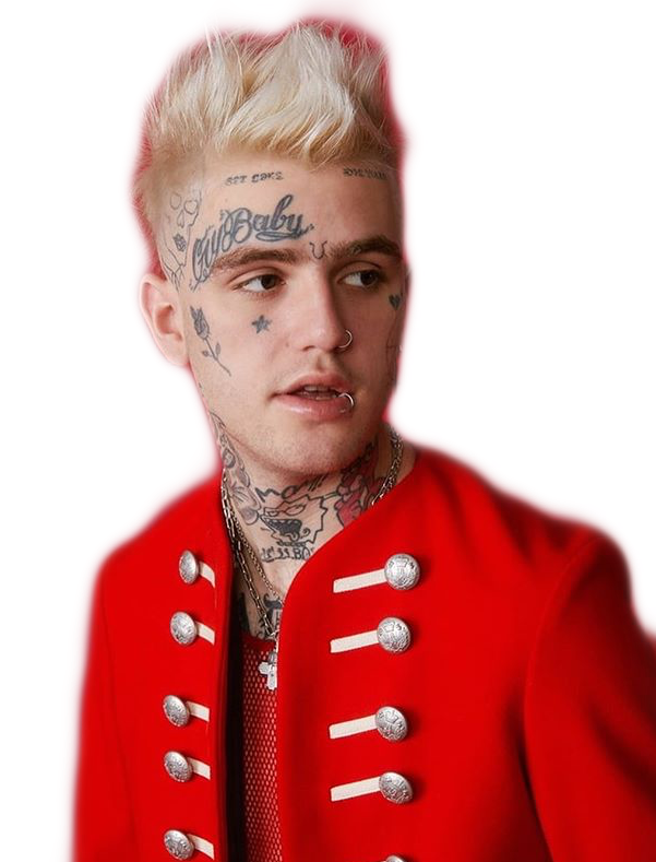 Lilpeep Peep Lil Riplilpeep Red Sticker By Meep