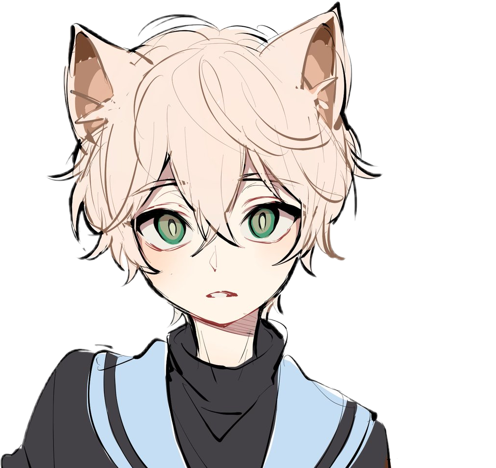 anime manga art fanart neko cute kawaii boy...