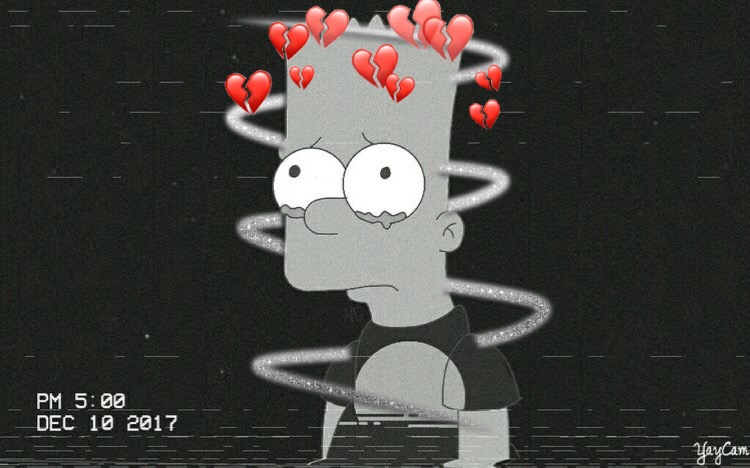 Freetoedit Bart Sad Simpsons Image By