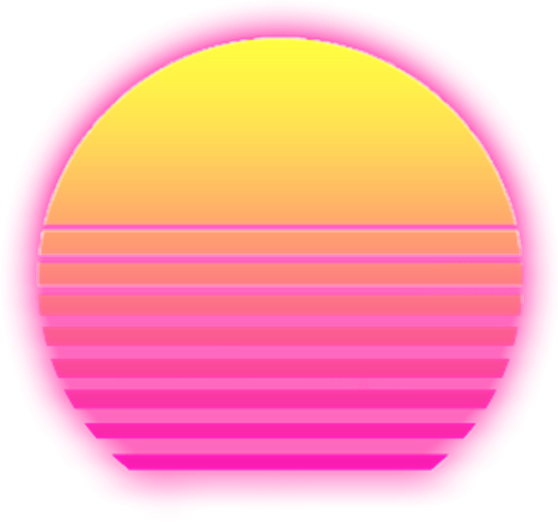 sol vaporwave retrowave - Sticker by orian