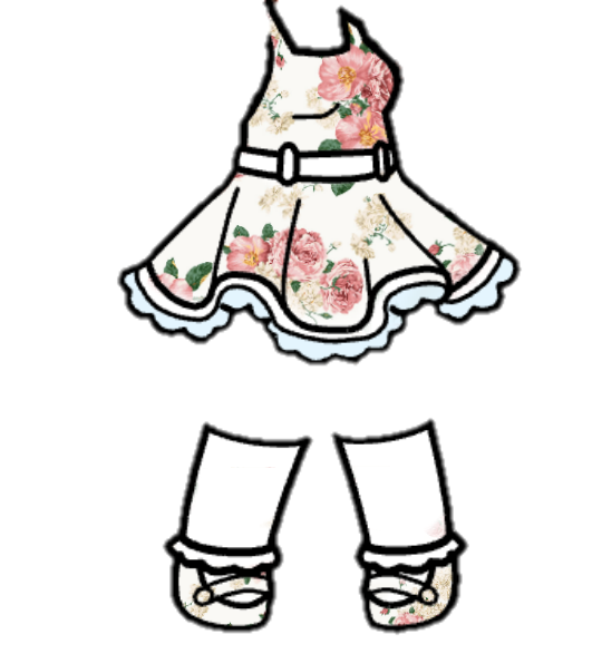 dress gacha catta - Sticker by cattastudio