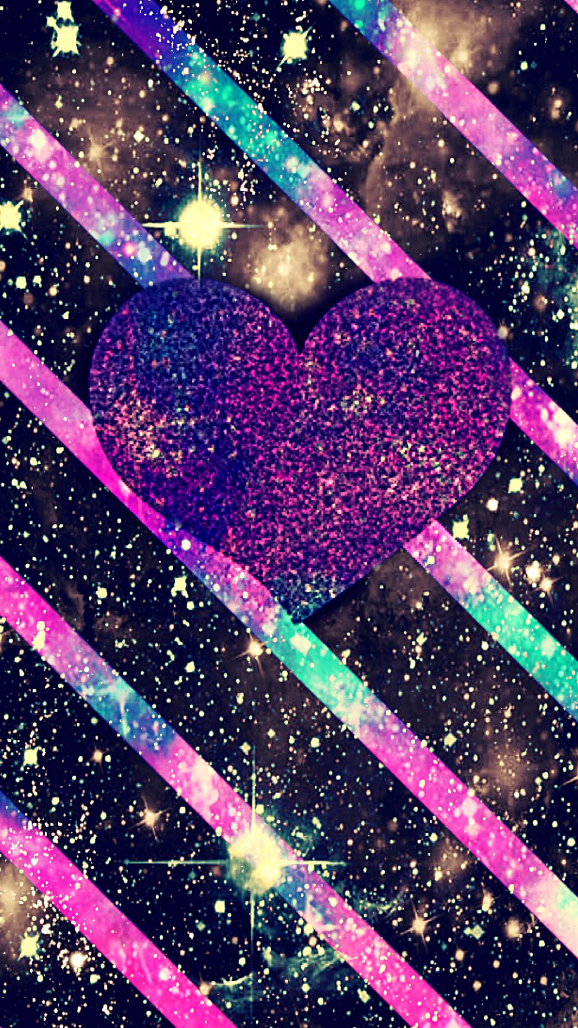 freetoedit glitter sparkle galaxy pattern stripes heart...