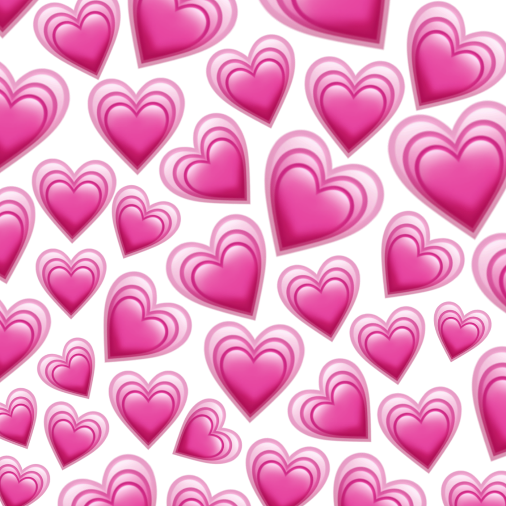 hearts emojis pink kawaii cute edits...