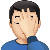 Facepalm Emoji Png Male Facepalm Emoji Png Free My XXX Hot Girl