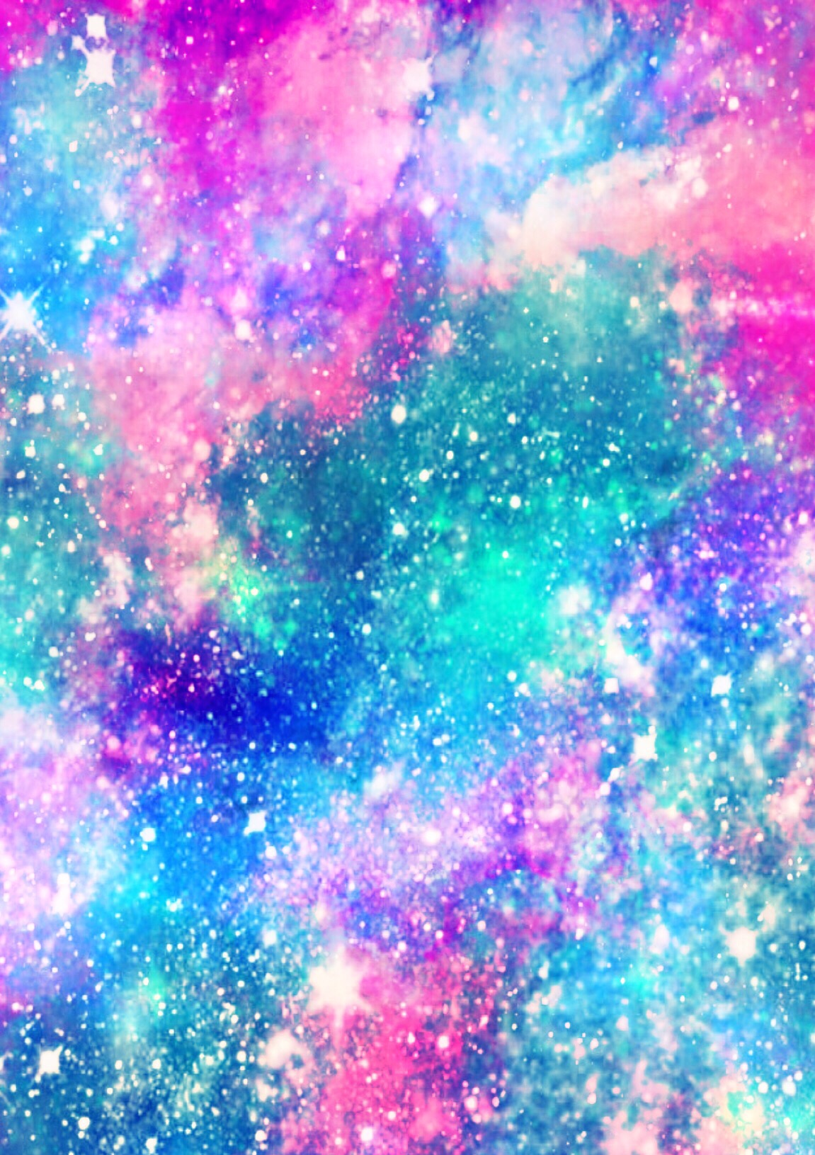 freetoedit glitter sparkle galaxy pastel pink blue purp...