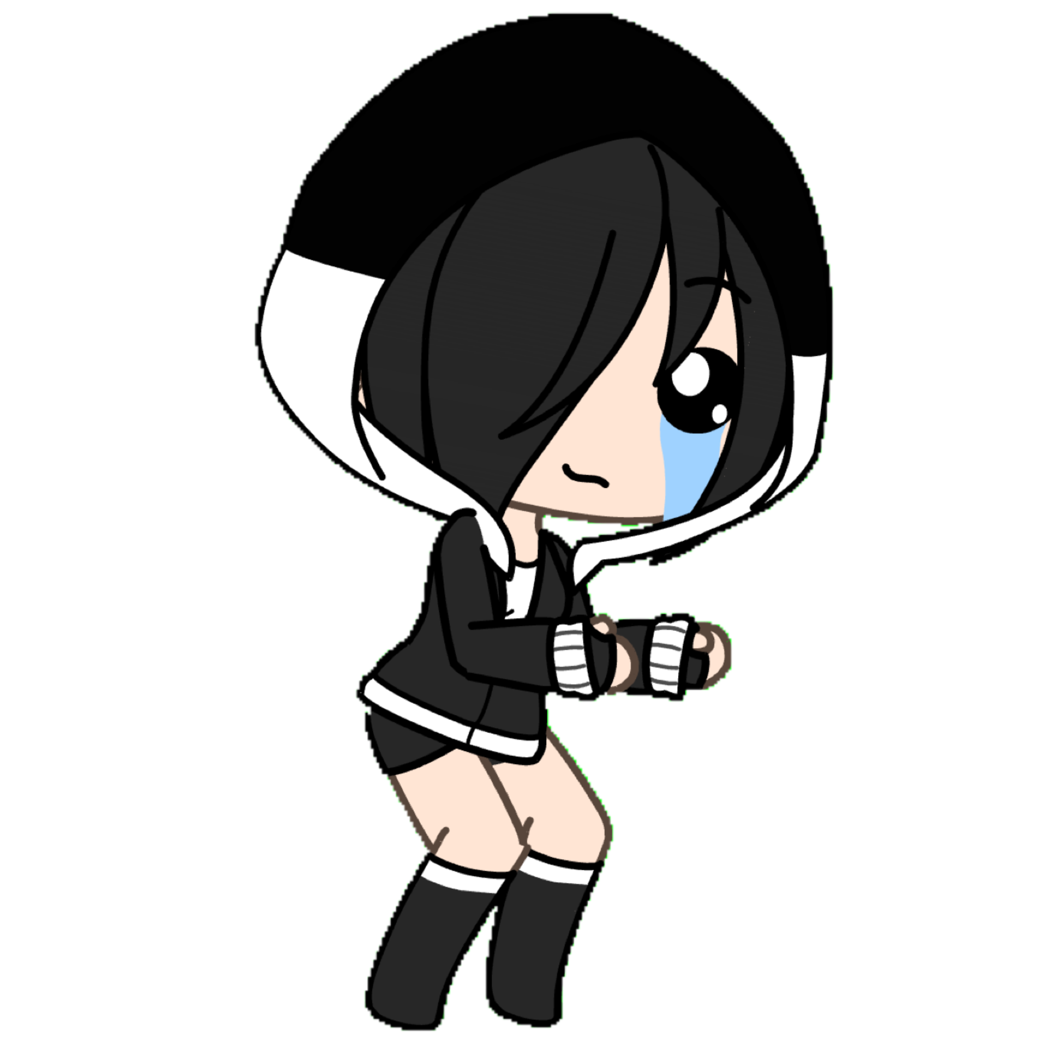 Gachalife Gacha Gachaverse Cry Oc Sticker By Laurencheese