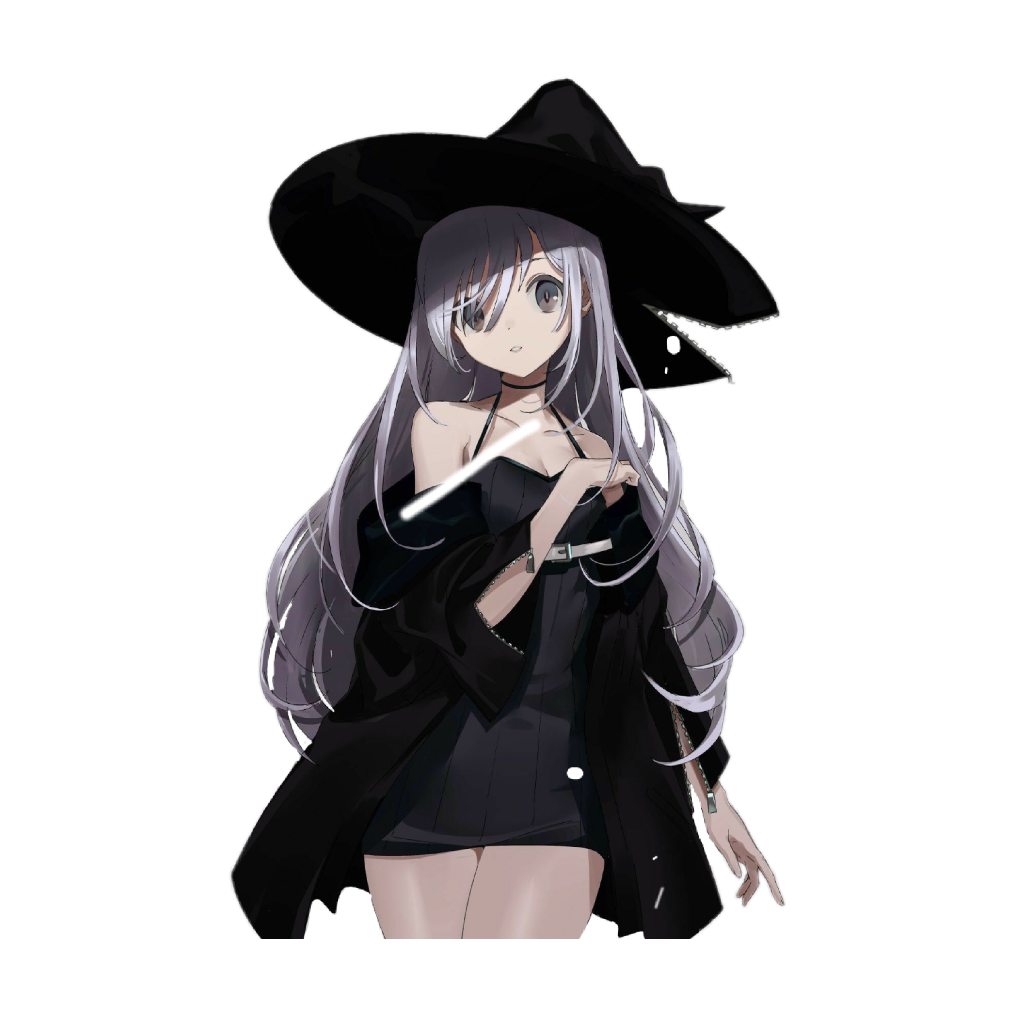 anime witch black - Sticker by m0ntiag0