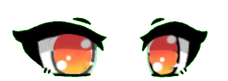 eyes gacha fire warm colors kawaii gacha life gachavers...