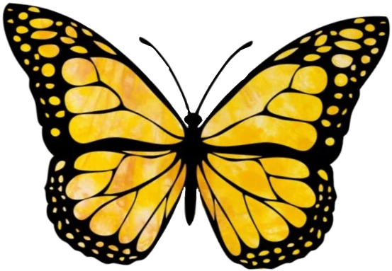 Yellow Yellowaesthetic Butterfly Sticker By Rae