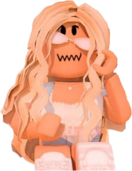 Girl Roblox Softie Sticker By @andreaflowercookieee