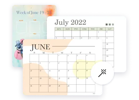 easily create beautiful calendars for free