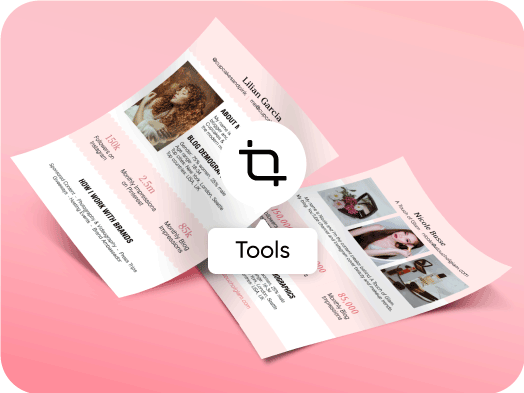 create a stunning media kit