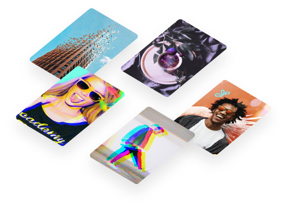 collage of photos with different photo effects applied