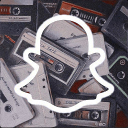 freetoedit appicons snapchat bandw blackandwhite music casette casettetapes