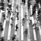 Black & white crosswalk background