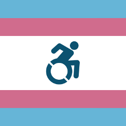 lgbt lgbtq pride disabled disability flag trans transgender freetoedit