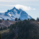 Mountain view panorama photography