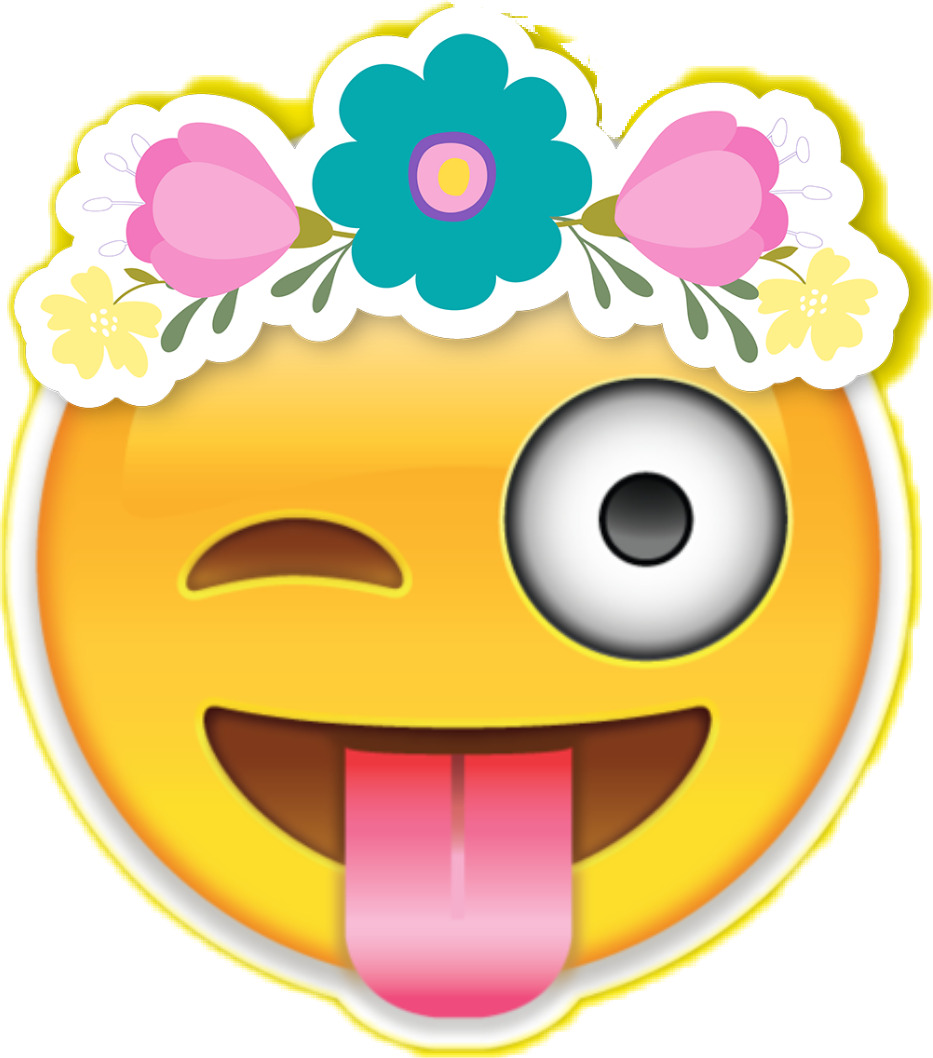This visual is about emoji emojistickers flowercrown freetoedit #emoji #emo...