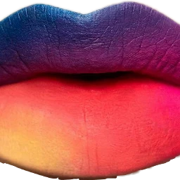 ftelips lips rainbowlips lipstick makeup freetoedit