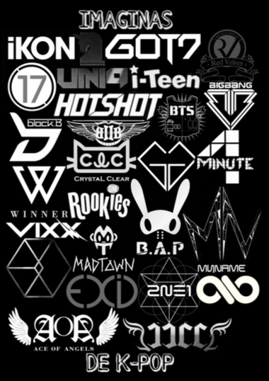 FreeToEdit kpop logos followme