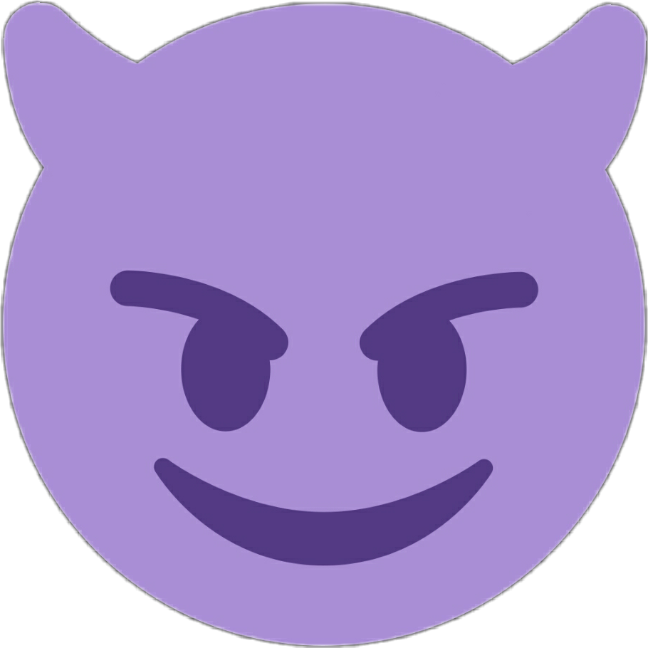 emojis smileyface devil sticker by @theartofmylife