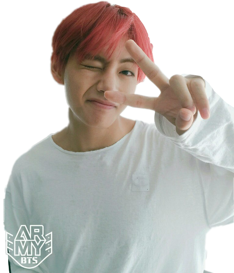 V Bts Taehyung Freetoedit V Bts Sticker By Kyoukaihyangi