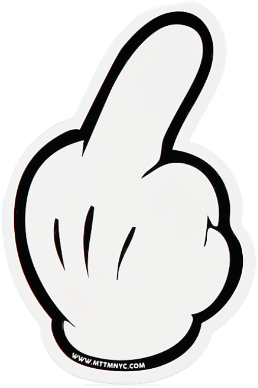 zumies middlefinger mickey mickeymouse glove FreeToEdi...