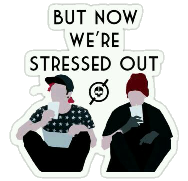 Twenty one pilots - Sticker by jimmy_jordison