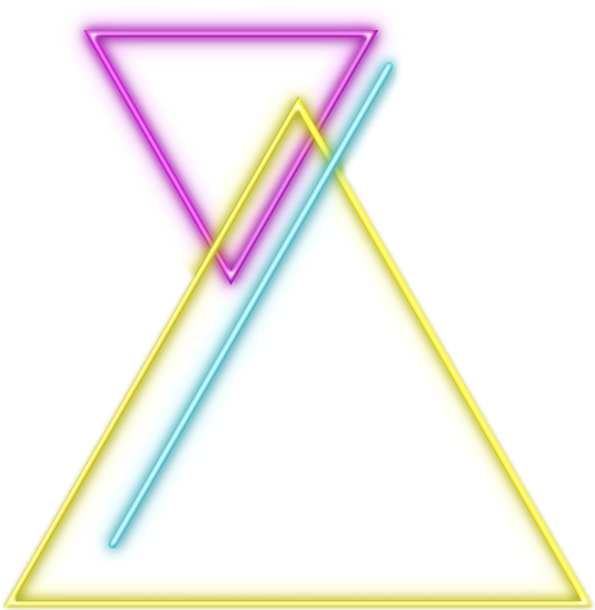 triangles neon