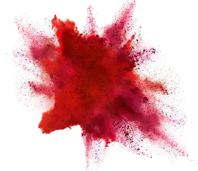 red color powder explosion - Sticker by priya_rose