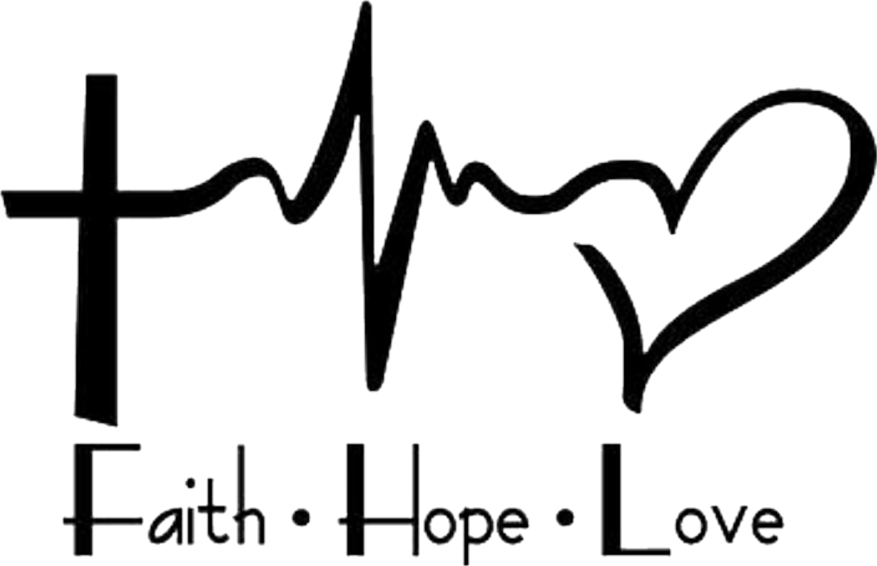 decal faith love tattoo text heartbeat hope family...