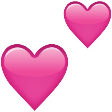 corazones hearts pinks pink rosa amor emoticon corazon