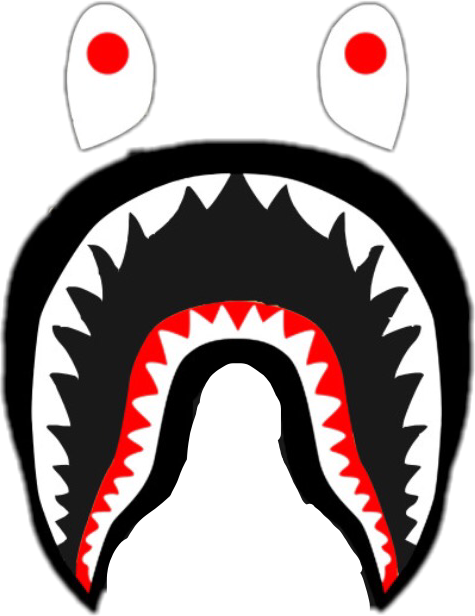 bape shark - Sticker by dolphziggler200