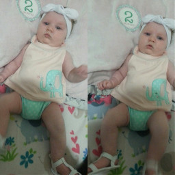 babygirl 2months tallbaby baby cute freetoedit