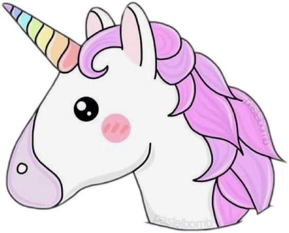 Unicorn Tumblr Emoji Interesting Art Pink Rainbow Freet