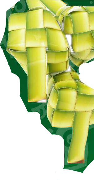 Ketupat Sticker By Kibayu Sejati