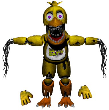 withered the freetoedit #Withered Chica sticker by @dederb02