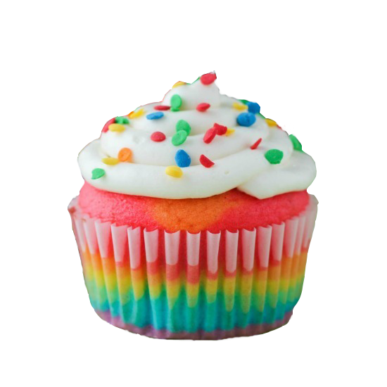 Cupcake Ftestickers Rainbow Freetoedit Sticker By liliajohn