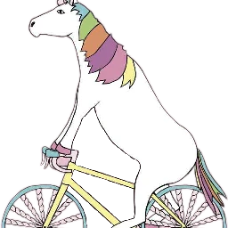 ftebicycle unicorn unicornbike sidetoside free freetoedit